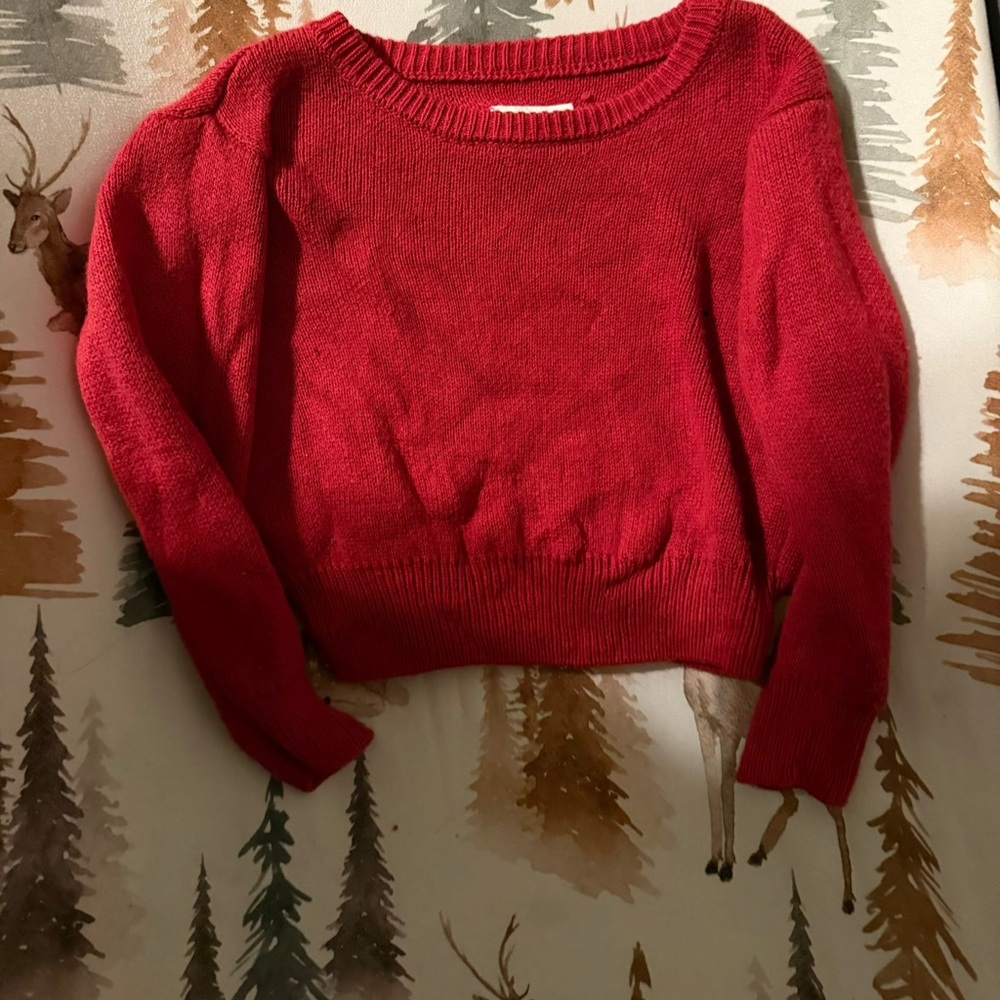 Little Sleepies Holiday Red Play Sweater